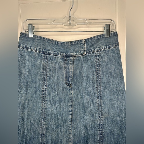Vintage St Johns Bay Size 8 Women’s denim Skirt Med Wash - Picture 2 of 8